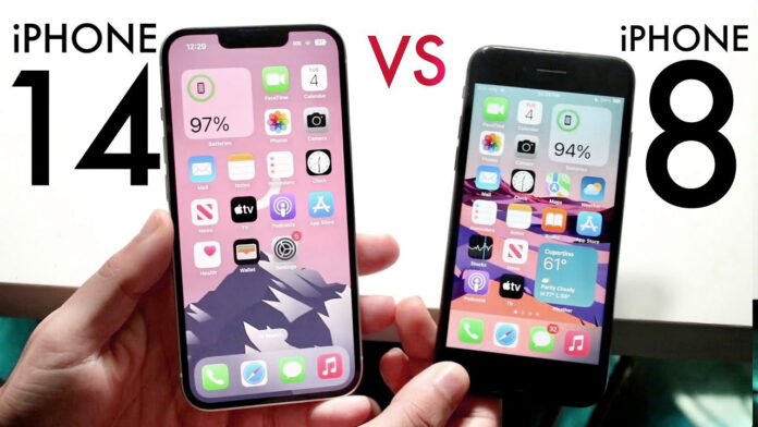 iPhone 8 vs iPhone 14